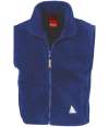 RS37B R37J/Y Result Kids/Youths Polartherm™ Fleece Bodywarmer Royal Blue colour image